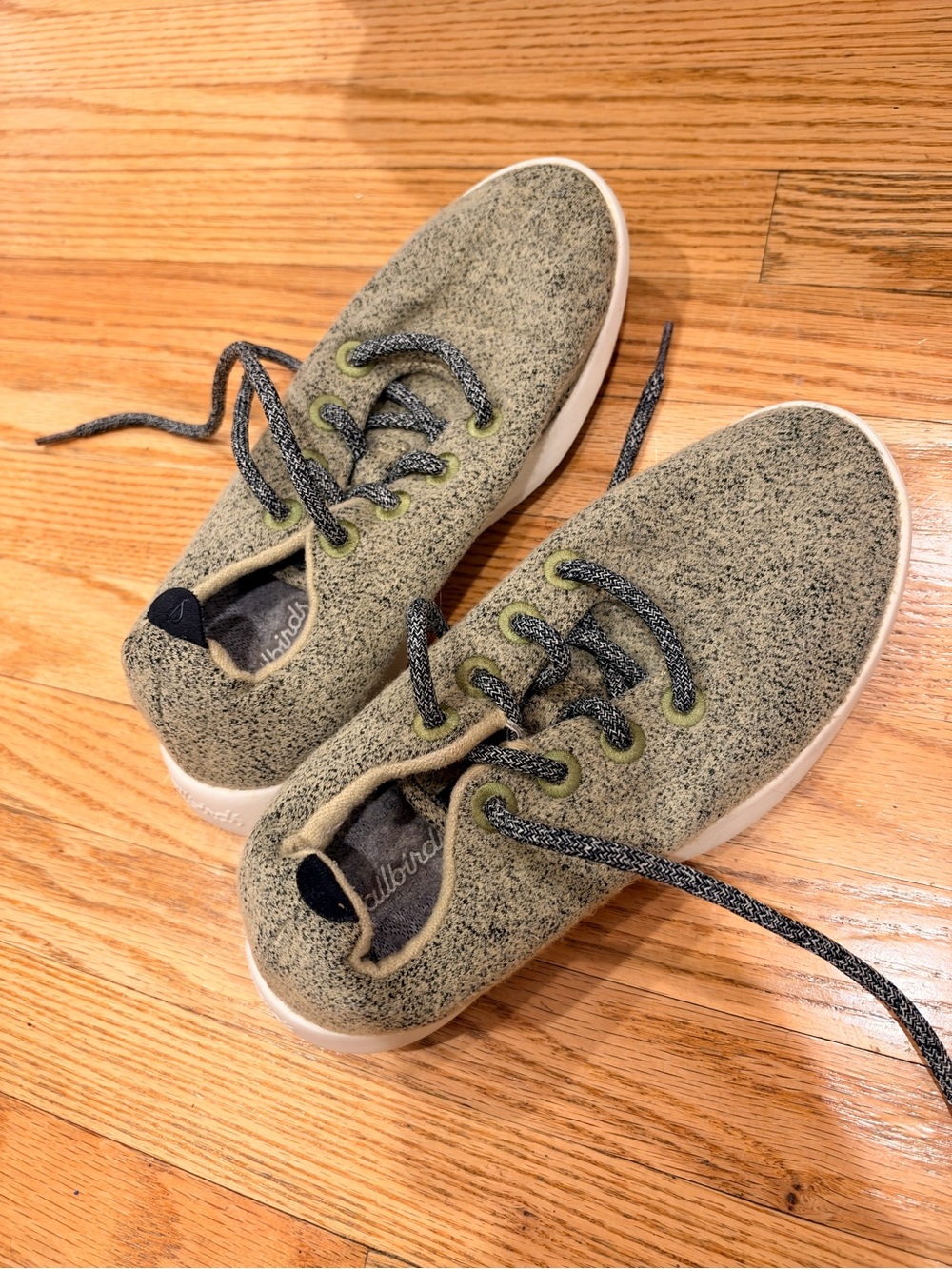 Allbirds Sneakers in Olive Green and Black